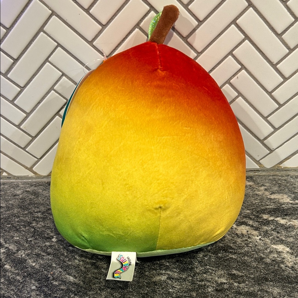 Squishmallows Red and Green Pear Stuffed Animal - Picture 2 of 3